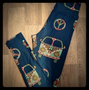 VW hippie bus lularoe leggings
